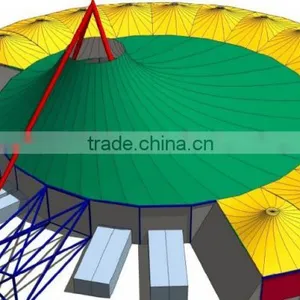 Tensile Fabric Architecture Design for Archaize Building Like Shaolin Temple in Beijing Chaoyang Park thumbnail-3