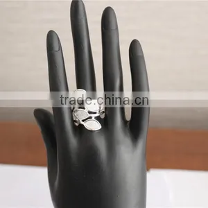 Jewerly Rings White Gold Plated Ring, Finger Ring Design for Women thumbnail-1