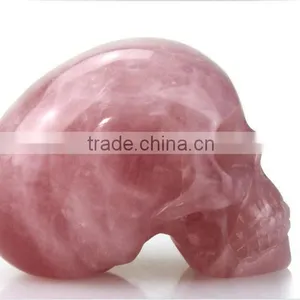 China Natural Crystal Quartz Skull,hand Carved Crystal Skull for Sale thumbnail-2