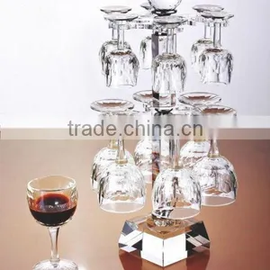 Executive Crystal Glass Wine Rack and Wine Shelf for Wineglass Holder(R-1451 thumbnail-1