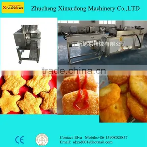 Chicken Nuggets Making and Frying Machine thumbnail-1