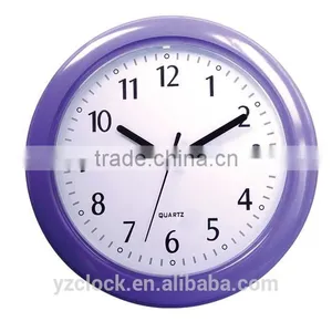 Good Quanlity Silent Wall Clocks 10" Cheap Plastic Clock YZ-3505B thumbnail-1