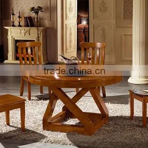 Wooden Dining Table and Chairs thumbnail-1