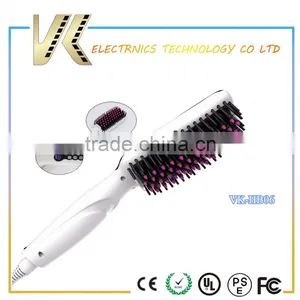 Salon Use Electric Flat Irons Wholesale Iron Hair Brush Straightener With LCD Display thumbnail-5