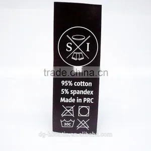 Black Care Label For Garment thumbnail-2