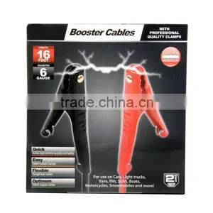 16' 6 Gauge 12 Volt RoHS Compliant Booster Cable thumbnail-2