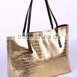 Top Quality Factory Direct Price Crocodile Leather Fashion Custom Tote Bags no Minimum thumbnail-1