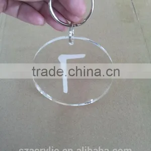 Acrylic Key Ring With Laser Letter,Acrylic Key Chain With Laser Letter thumbnail-1