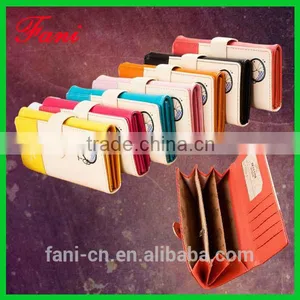 2015 Hot Selling Handmade Leather Wallets With Bicycle Printing Design for Woman thumbnail-1