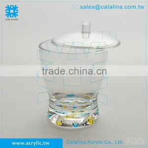 3D Bubble Pattern Tumbler, Mug Cups Acrylic Bathroom Accessories thumbnail-3