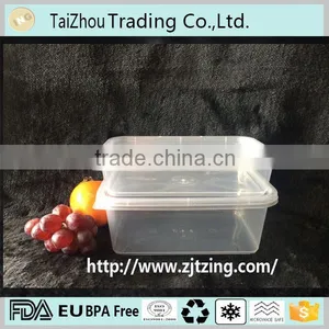 Eco-friendly Food Grade PP Rectangle Takeaway Food Containers With Lids thumbnail-2
