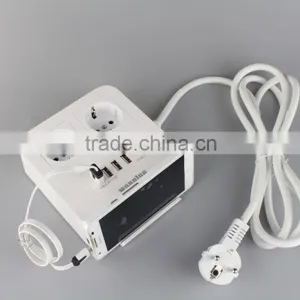 CE VDE Approved New Arrival 5V 8A 5 Usb Schuko Outlets With Phone Holder thumbnail-3