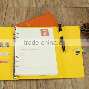 A5 Travel Filler Paper Lock Diary Notebook With Power Bank thumbnail-3