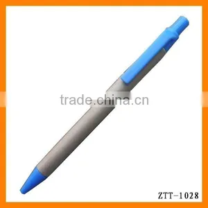 Hot Selling Cheap Plastic Paper Tube Ballpoint Pen Wholesale ZTT-1028 thumbnail-1