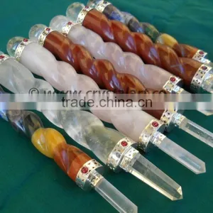 MIX GEMSTONE TWISTED HEALING STICKS thumbnail-2