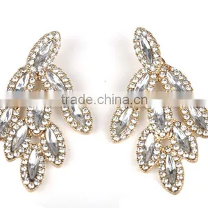 Fashion Crystal Alloy Necklace Earring Set Jewelry thumbnail-5