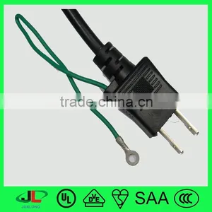 PSE 2 Pin Plug Electrical Cable Wire With Grounding Wire and IEC C13 Plug thumbnail-5