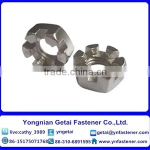 Carbon Steel DIN979 Hexagon Slotted and Castle Nuts Zinc Plated and Black thumbnail-4