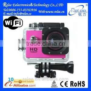 Factory Wholesales Full HD 1080P Wifi Underwater Helmet Extreme Sports Video Action Camera With 30m Waterproof thumbnail-3
