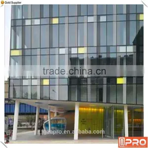 New Fashion Curtain Aluminum Curtain Wall Panel Frameless Glass Curtain thumbnail-6