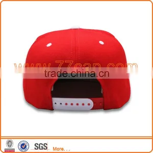 China Snapback Cap/hat Manufaturer Custom Flat Brim Cap With Shoestring thumbnail-2