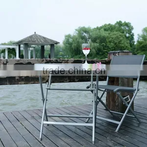 Metal Folding Table With Silk Screen Printed Stalinite Top thumbnail-5