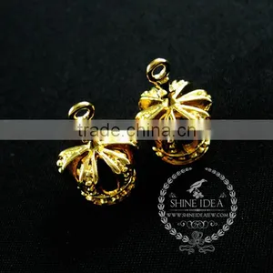 11*18mm Gold Plated Crown Pendant Charm DIY Earrings Chandelier Jewelry Supplies 1850248 thumbnail-2