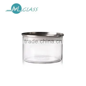 Wholesale Glass Jar Storage Jar 300ml Capacity Man-blown Heat Resistant Glassware N6304 thumbnail-1