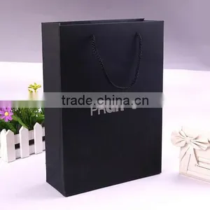 Wholesale High Quality Tectorial Membrane &Foil Stamping Process Jewelry Paper Bags Shopping Bag thumbnail-1