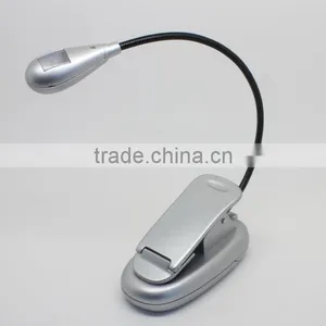 Gooseneck Novelty Clip USB LED Table Lamp With 1 LED Bulb 2-Level Brightness Travel Light Task Lighting thumbnail-4