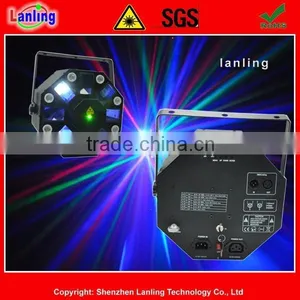 New Product RG 8 Patterns Laser + White Strobe + LED Effect Light thumbnail-1