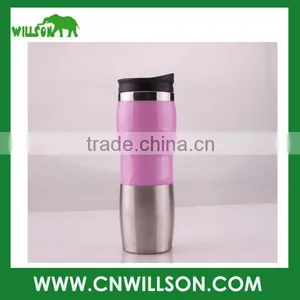 Custom 16oz Slim Stainless Steel Thermo Tumbler thumbnail-3