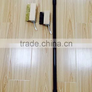 Paving Slab Moss Removal Broom Weed Cleaner With 0.8m Handle Decking Wire Brush thumbnail-3