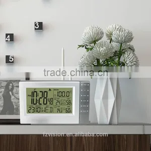 433MHz Wireless RF RCC Weather Station With Indoor Outdoor Thermometer Hygrometer Sauna Temperature Clock 3 Transmitters thumbnail-2