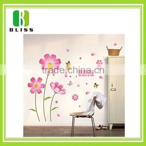 Custom Decorative Epoxy High Quality Room Decor Flower Design Wall 3d Floor Sticker thumbnail-1