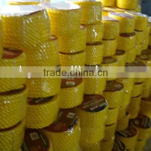 4 Strands Twisted 26mm PE Plastic Rope for Shipping and Fishery thumbnail-2