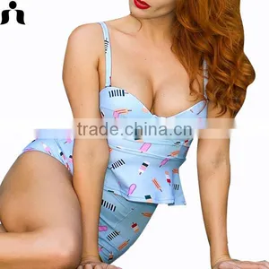 2017 XXX Hot Sex High Waist Beautiful Girl Swimwear thumbnail-1