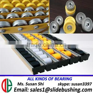 Furniture Caster Wheels Bearing Size Heavy Duty Trolley Wheels Steel Sliding Roller Track for Rack System Manufacturer thumbnail-2