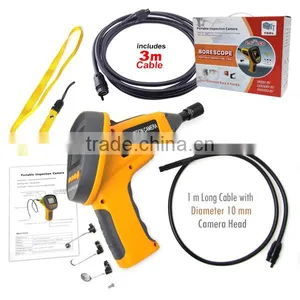 2.4" Video Inspection Waterproof Camera Endoscope Snake Borescope 360 Rotation 4 Meter (1M + 3M) Cable 10mm Diameter thumbnail-2