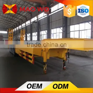 Hot Sale Tri-axle Low Bed Semi Trailer in Malaysia thumbnail-2