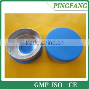20mm Flip off Cap of Aluminium and Plastic for Medical Vial and Glass Infusion Bottle thumbnail-1