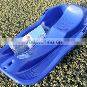 With Brake and Rope CE Approved Kids Winter Plastic Snow Glider Toboggan Sledge thumbnail-2