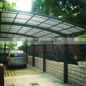 Modern Outdoor Sunshade Aluminum Cantilever Car Shelter thumbnail-3