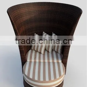 Comfortable Used Patio Furniture Garden Line High Back Chair thumbnail-3