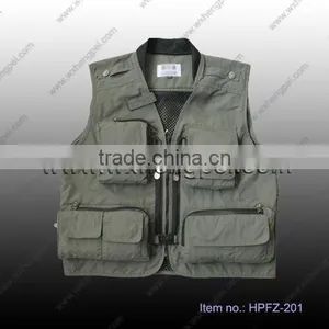 Photography Vest/100% Cotton Photography Vests Multi Pocket Vest thumbnail-1