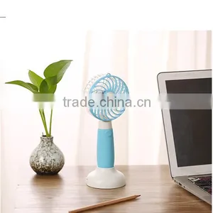 Adjustable USB Charge Handheld Air Fan, Mini Desktop Water Drop Fan For Student thumbnail-4