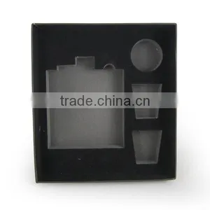 Stainless Steel Flagon Custom Packaging Box, Hip Flask Set Package Box thumbnail-2