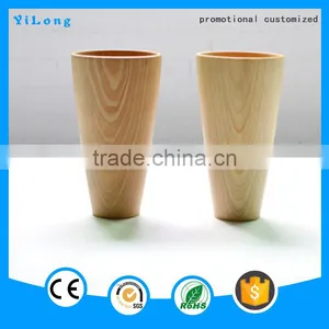 2015 New Product Suction Originality Wood Tea Wooden Round Cup thumbnail-1