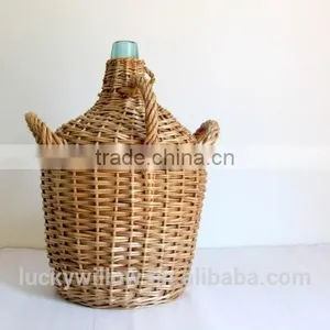 Vintage French Wicker Demijohn thumbnail-2
