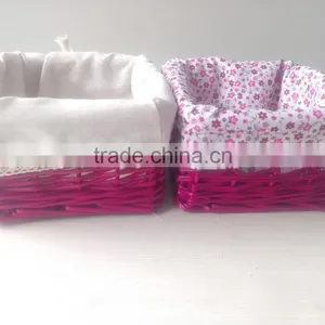 Willow Type and Storage Basket Product Type Small Wicker Basket for Towel thumbnail-1